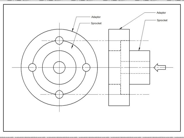 Sprocket adaptor2